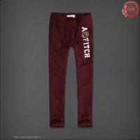 heren abercrombie and fitch elastisch sweatpants chief patroon donkerrood Winkel Utrecht xsoxw113